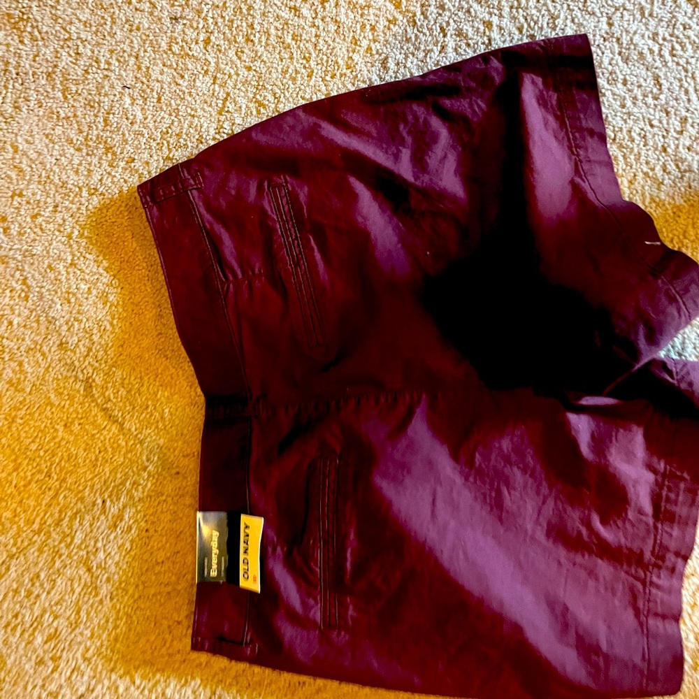 Maroon shorts